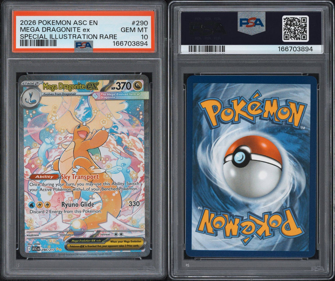 Ascended Heroes Mega Dragonite ex 290/217 - PSA 10