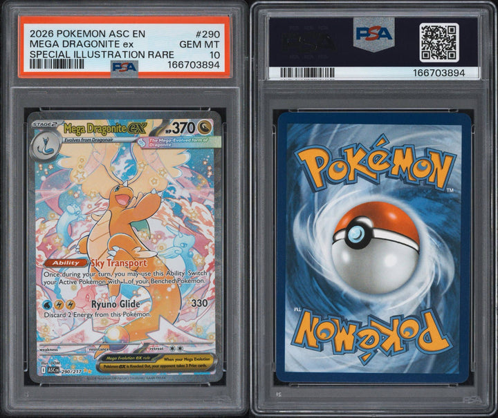 Ascended Heroes Mega Dragonite ex 290/217 - PSA 10