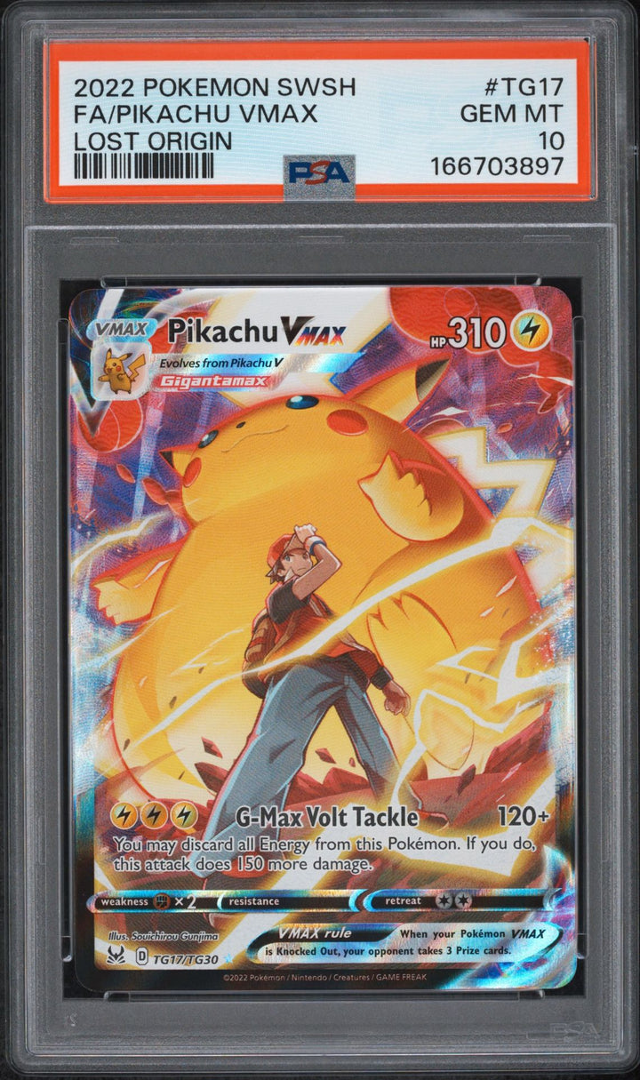 Lost Origin Pikachu Vmax TG17/TG30 - PSA 10