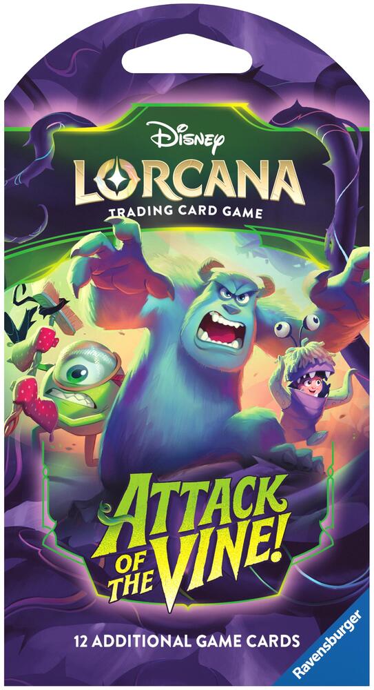 Lorcana: Attack Of The Vine! Sleeved Booster Pack