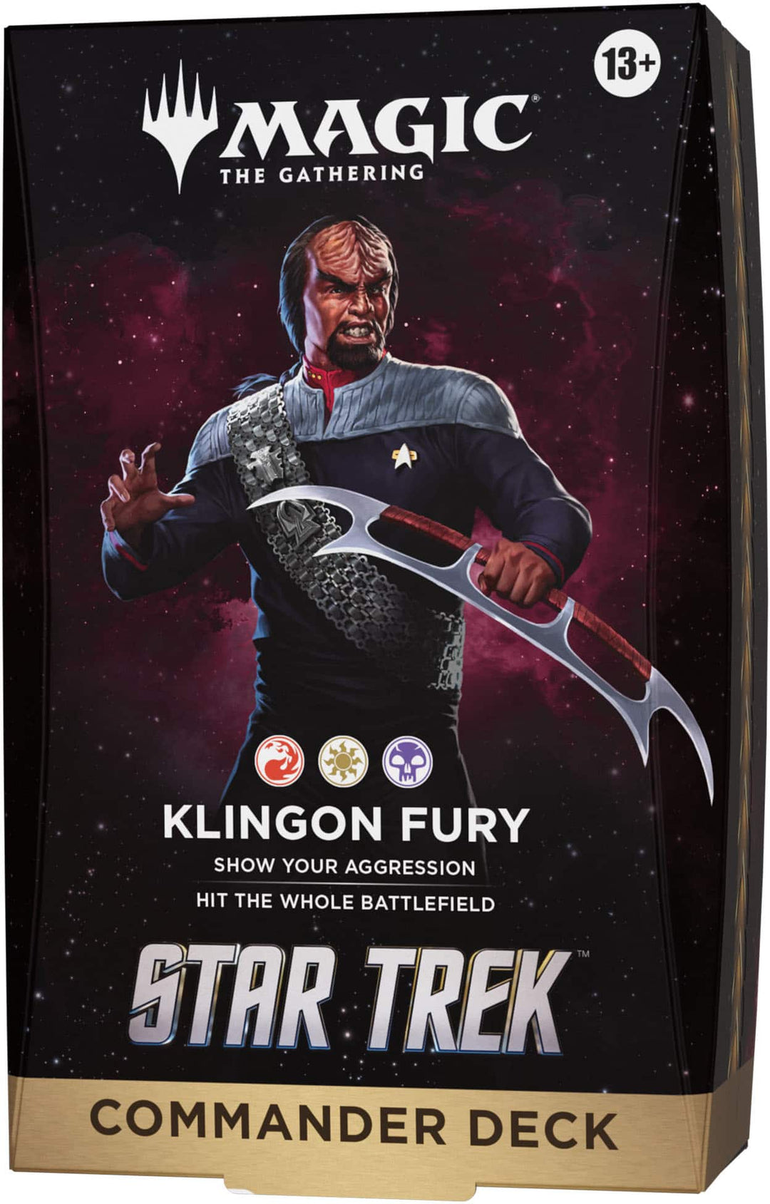 Magic The Gathering: Stark Trek - Klingon Fury Commander Deck PREORDER SHIPS 11-13