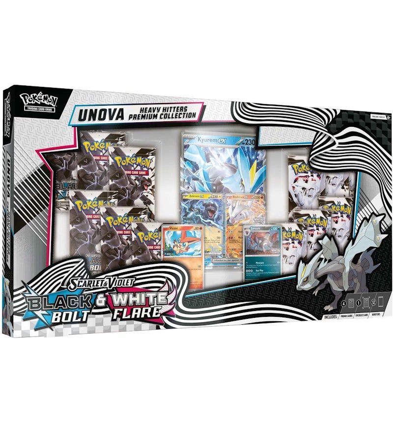 Unova Black Bolt &amp; White Flare Heavy Hitter Premium Collection