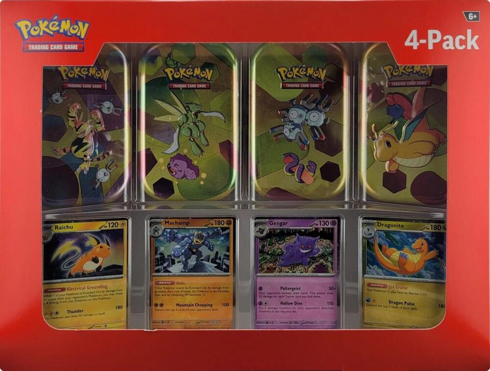 151 Mini Tin 4 Pack – WatsonTCG