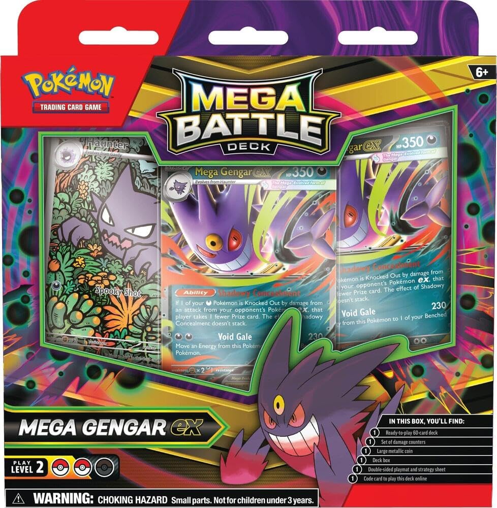 pokemon gengar booster pack Mega Gengar Battle Deck – WatsonTCG