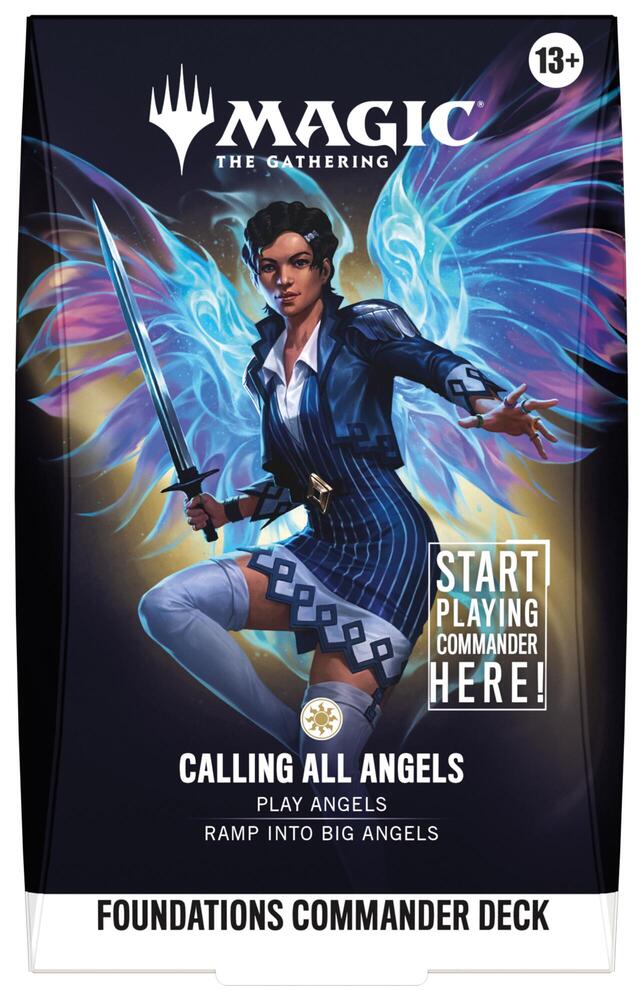 Magic The Gathering: Foundations - Calling All Angels Commander Deck PREORDER SHIPS 10-2