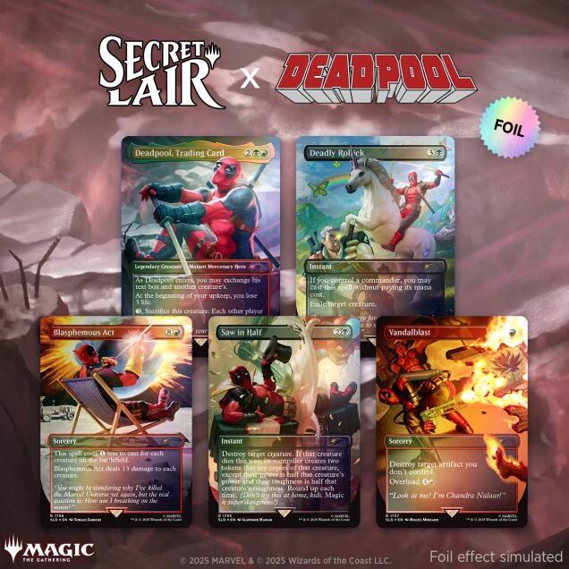 Secret Lair Drop Series: Marvel - Deadpool - Rainbow Foil Edition