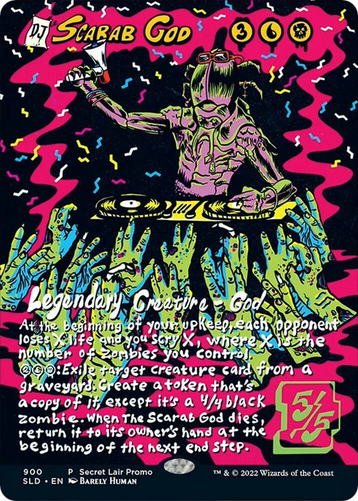 Secret Lair Promo: DJ Scarab God