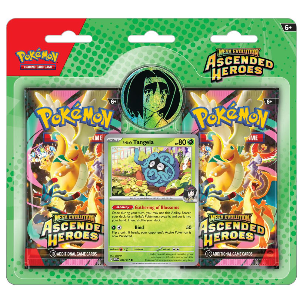Ascended Heroes 2 Pack Blister (Erika)