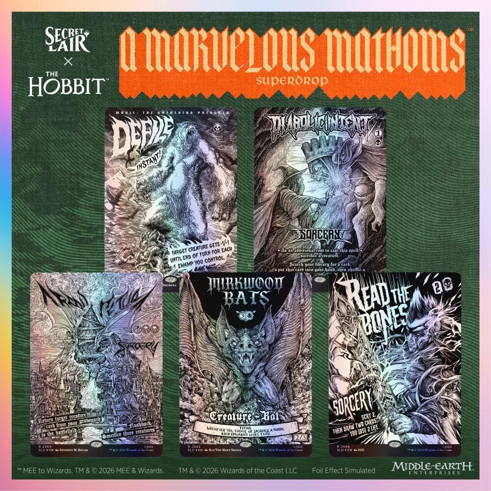 Secret Lair: The Hobbit - Desolation - Traditional Foil Editing