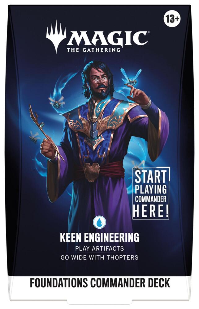 Magic The Gathering: Foundations - Keen Engineering Commander Deck PREORDER SHIPS 10-2