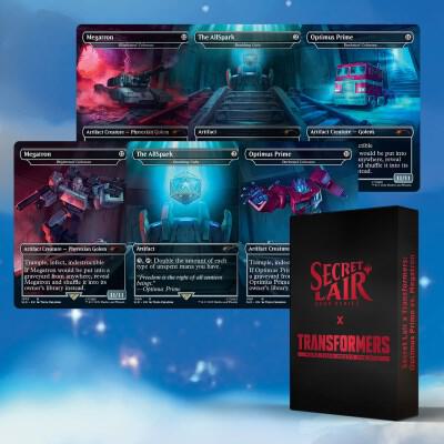 Secret lair Drop Series: Secret Lair x Transformers - Optimus Prime vs. Megatron