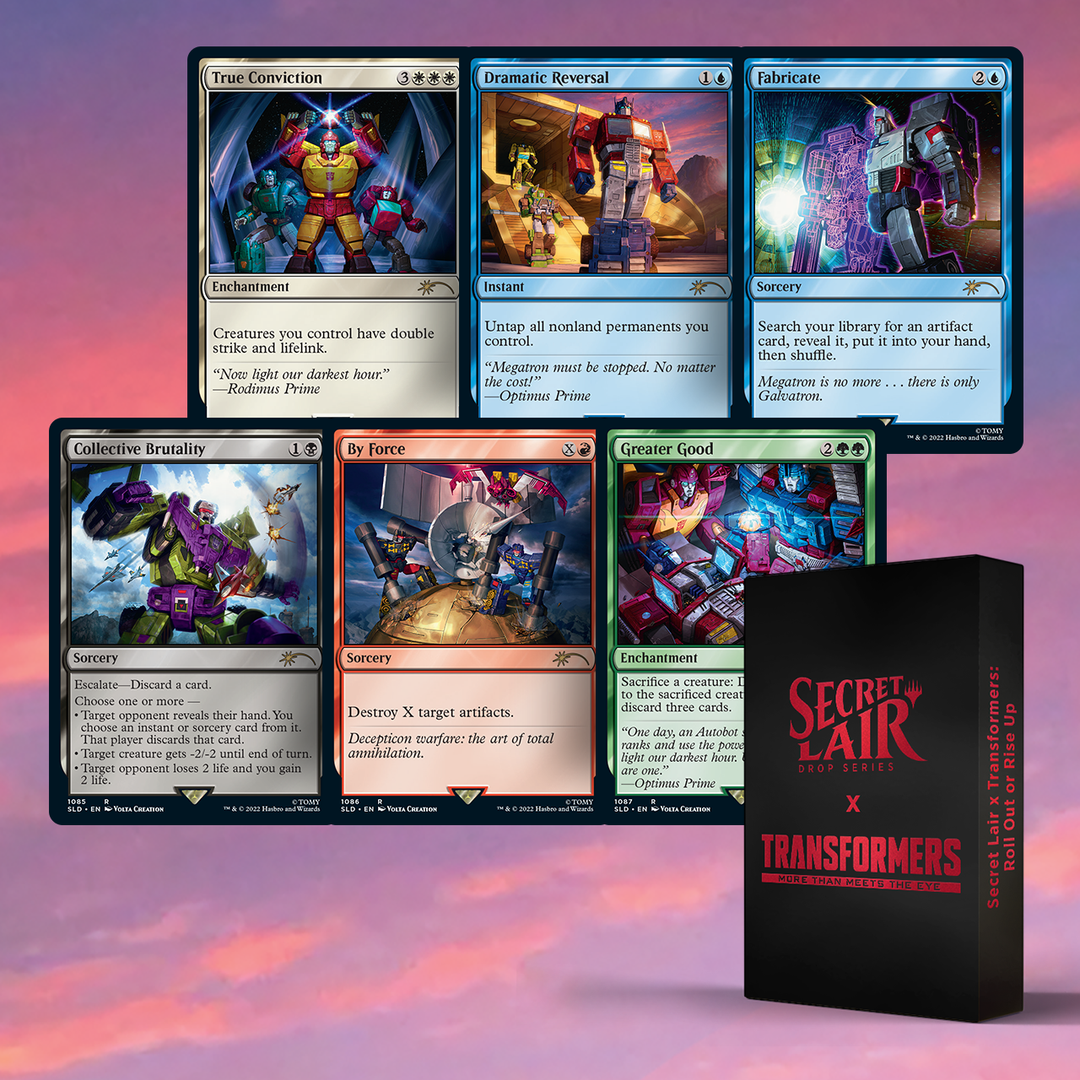 Secret Lair Drop Series: Secret Lair x Transformers - Roll Out or Rise Up