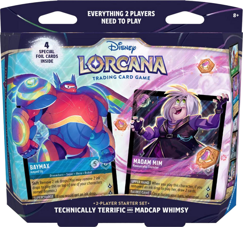 Lorcana: Technically Terrific &amp; Madcap Whimsy 2 Player Starter Deck