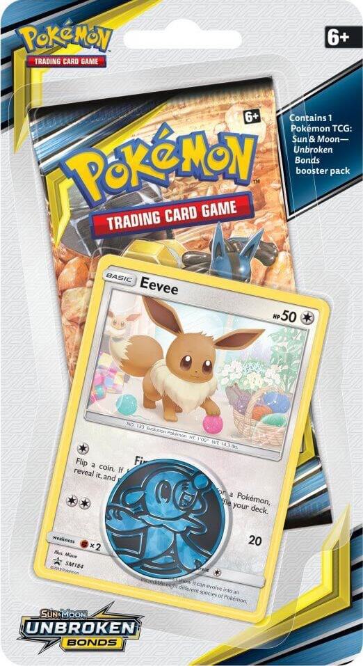 Unbroken Bonds Blister Pack (Eeevee promo &amp; Sylveon Pack Art)