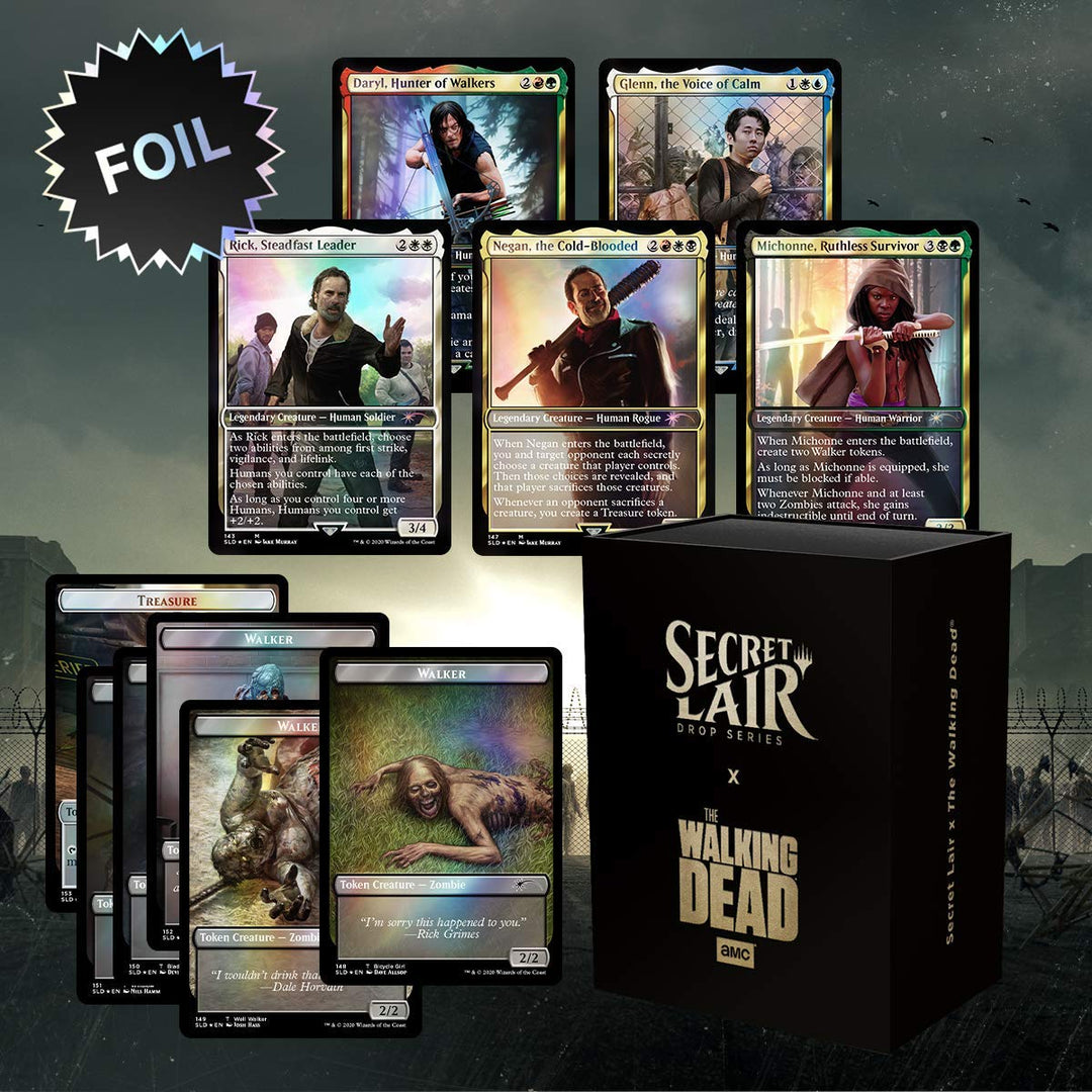 Secret Lair Drop Series: Secret lair x The Walking Dead (Open Box, Sealed Cards)