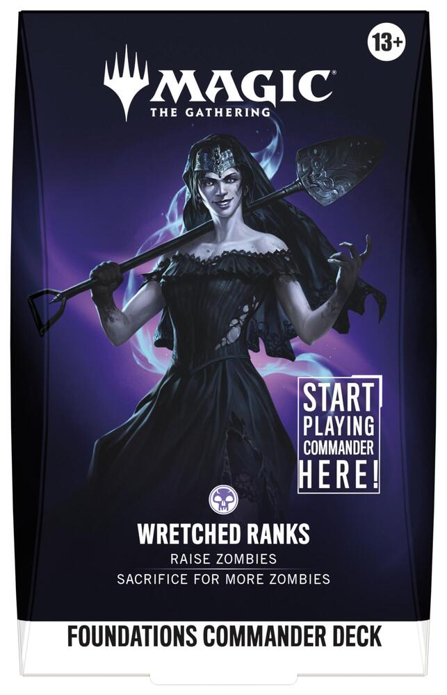 Magic The Gathering: Foundations - Wretched Ranks Commander Deck PREORDER SHIPS 10-2
