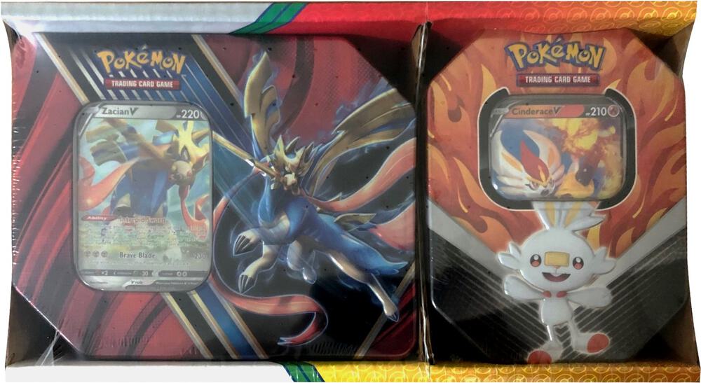 Legends of Galar Tin 2 Pack (Zacian V &amp; Cinderace V)